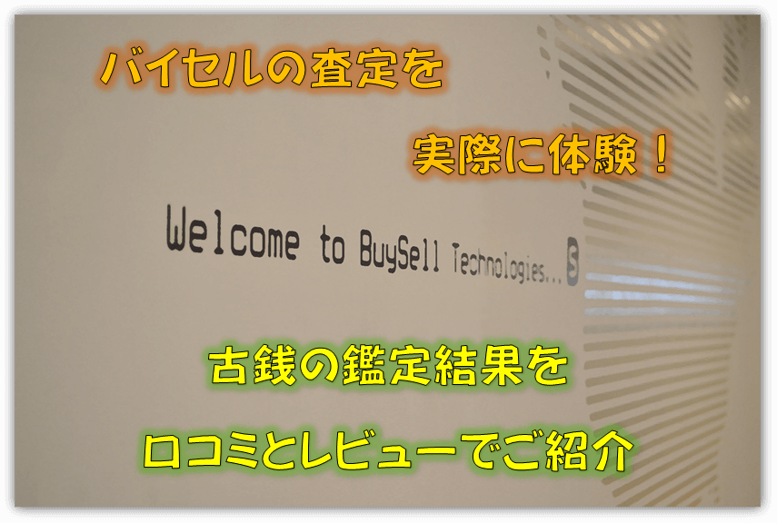 バイセルの査定を実際に体験!古銭の鑑定結果を口コミとレビューでご紹介